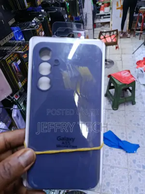 Celis Liquid Silicone Case for Samsung Galaxy A55-Navy Blue