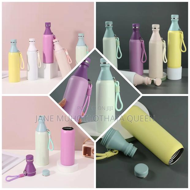 *Bowling Ball-Shaped Stainless Steel Insulated Water Bottle Fo