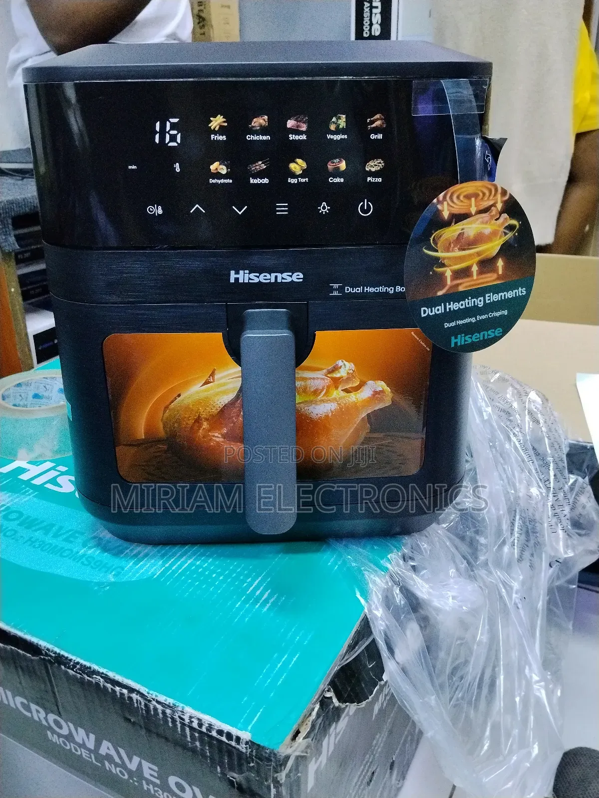 Hisense Air Fryer 6.7liters Single Basket (2 Years Warranty
