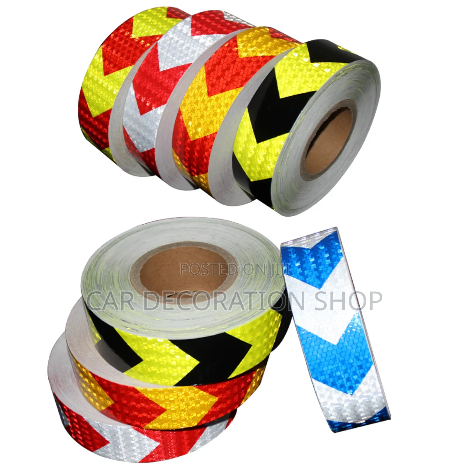 25 Meters Roll Yellow Emergency Night Vision Lorry Reflective Tape