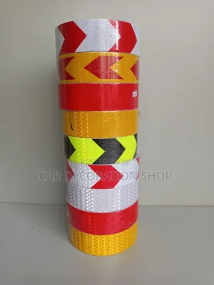 25 Meters Roll Yellow Emergency Night Vision Lorry Reflective Tape