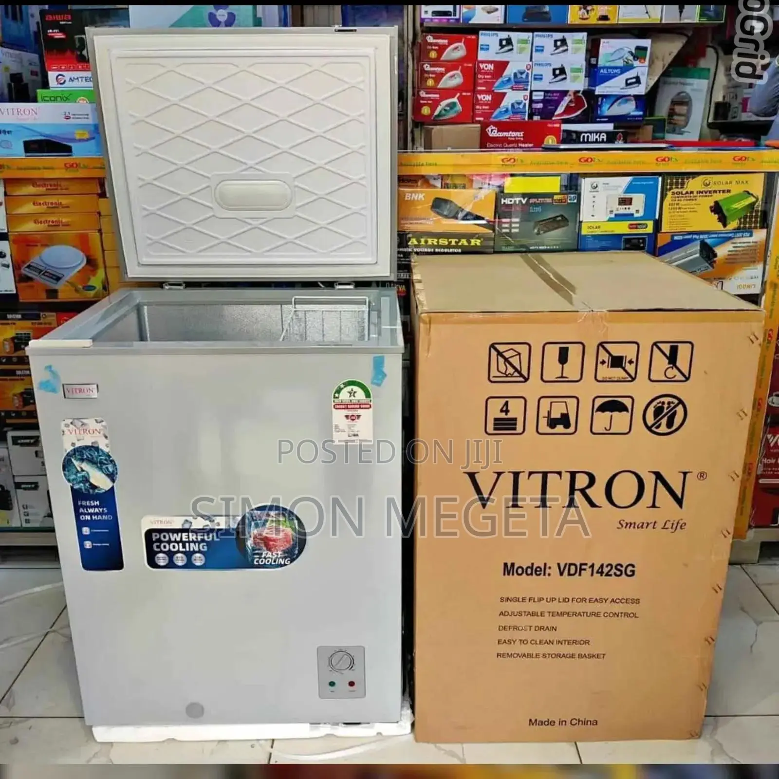 Available Vitron 142 Litres Chest Freezer