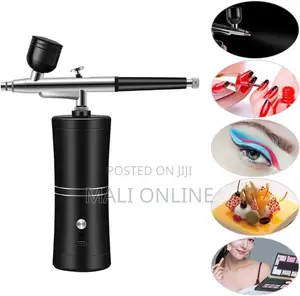 0.3mm Portable Airbrush Kit Compressor Mini Spray Gun Nail Art Makeup