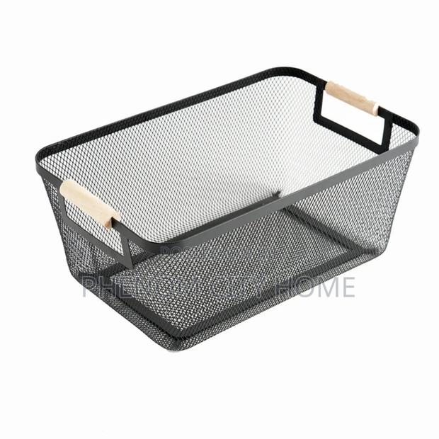 Meshed Modern Storage Basket - thumbnail 4