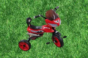 Kids Tricycle Y518 Red Ride on With Stable Three Wheel Design