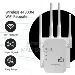 300mbps Wifi Repeater Range Extender 4 Antenna Signal Amplifier