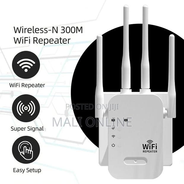 300mbps Wifi Repeater Range Extender 4 Antenna Signal Amplifier