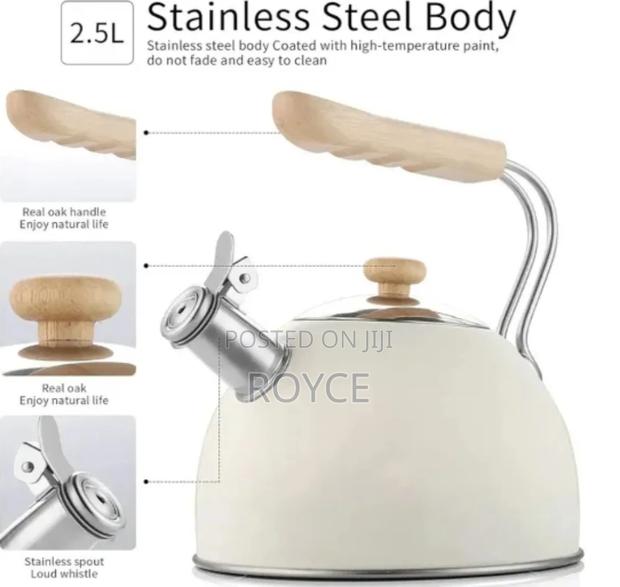 2.5l Retro-Style Whistling Kettle - thumbnail 6