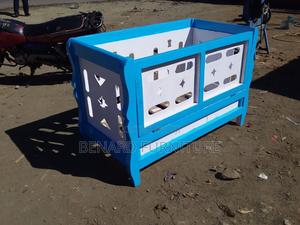 Blue And White Baby Cot - thumbnail 2