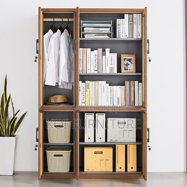 Office Cabinet; Home Office Storage Cabinet With Three Doors in Glass - thumbnail 13