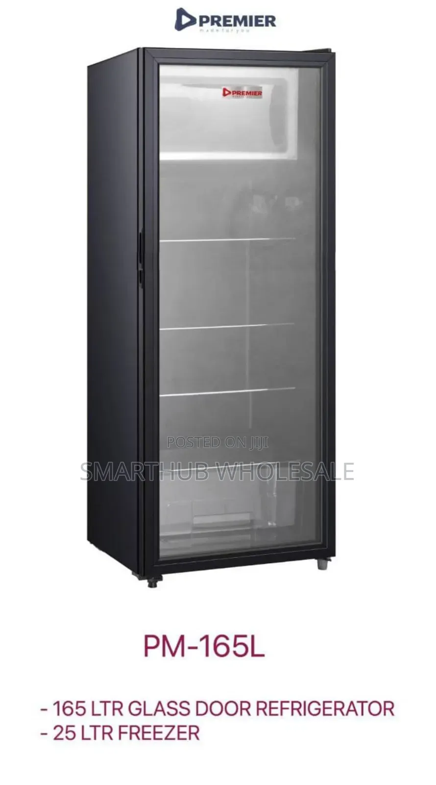 Refrigerator 165 LTS Glass Door