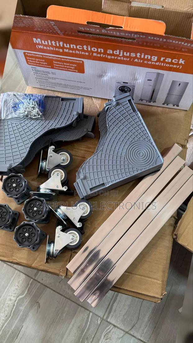 Heavy Duty Adjustable Fridge Washing Machine Base Stand