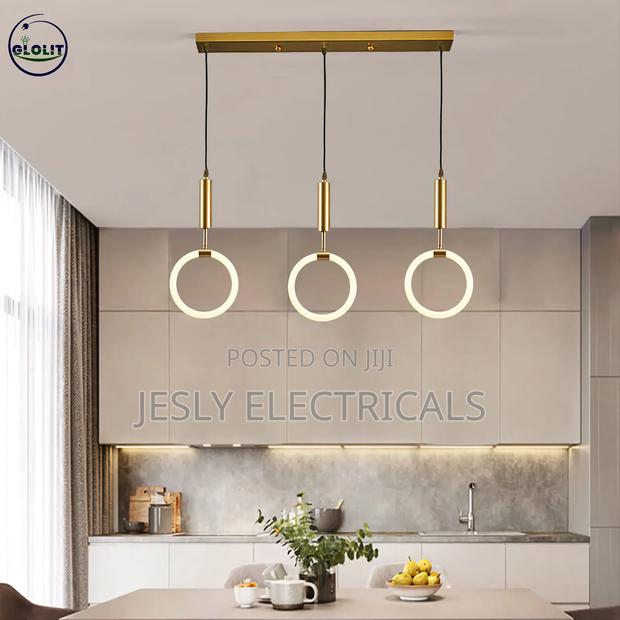 Glolit Circle Ring 3-Light Chandelier