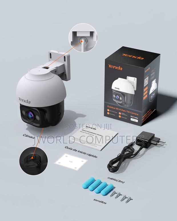 Tenda Ch3 1080p Outdoor Wi-Fi Pan/Tilt Camera