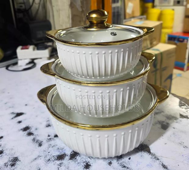3pcs Ceramic Pots. - main view