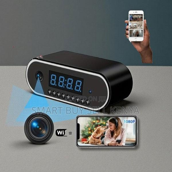 Mini Desk Spy Device 1080p Full Hd Table Clock Wifi Spy Hidden Camera