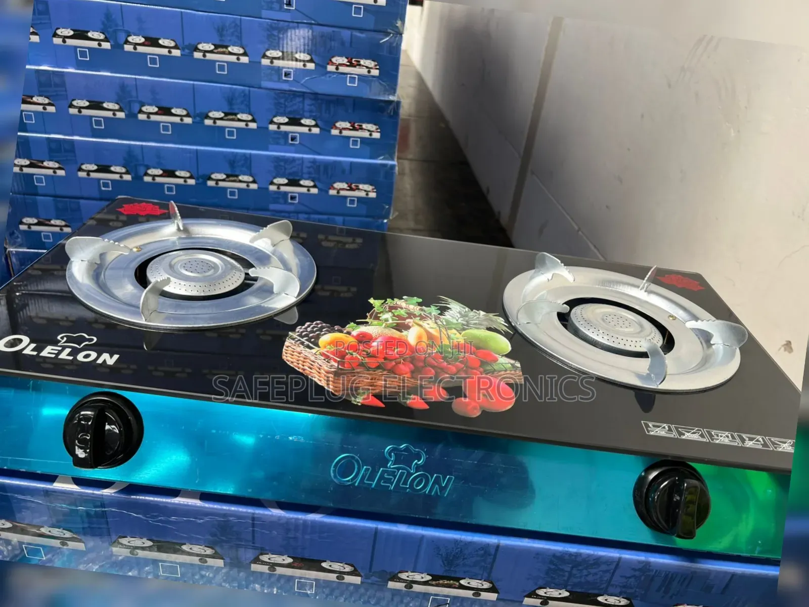 Double Burner Glass Top Cooker –