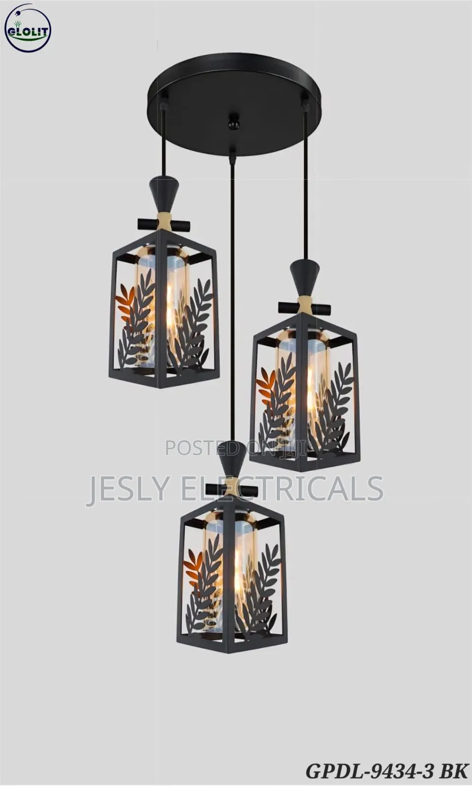 3-Head Light Fixture