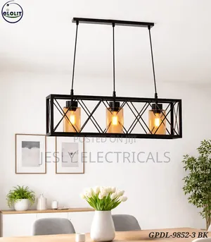 Black Rectangular Chandelier