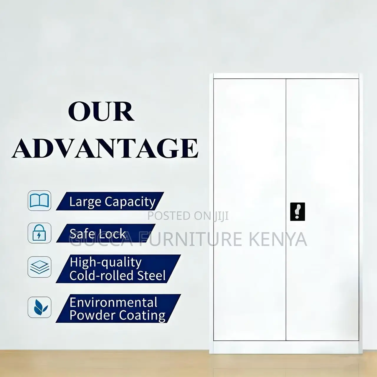 Steel 2-Swing Door Document Filling Cabinet