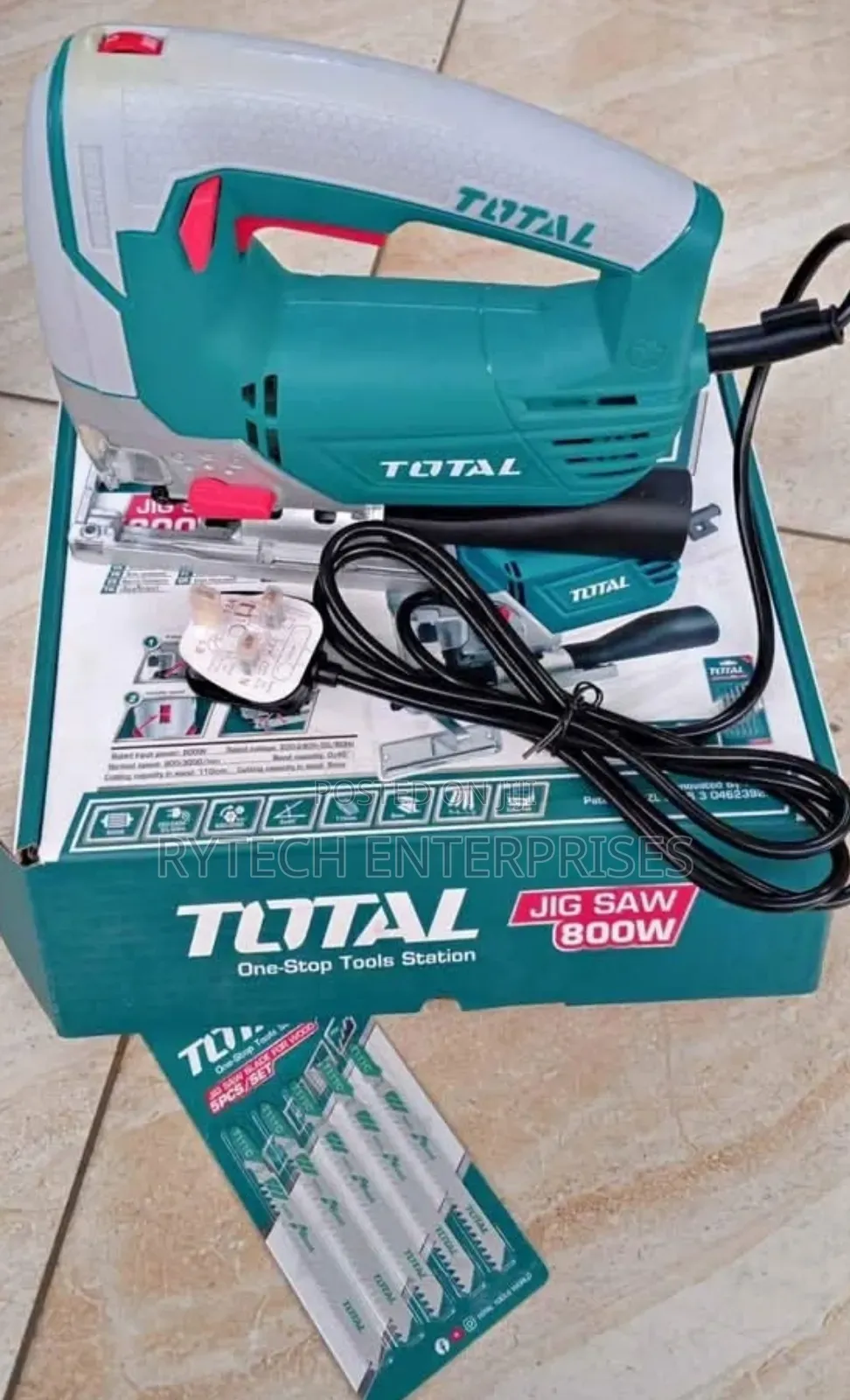 800watts Electric Jig Saw + Jig Saw Blade