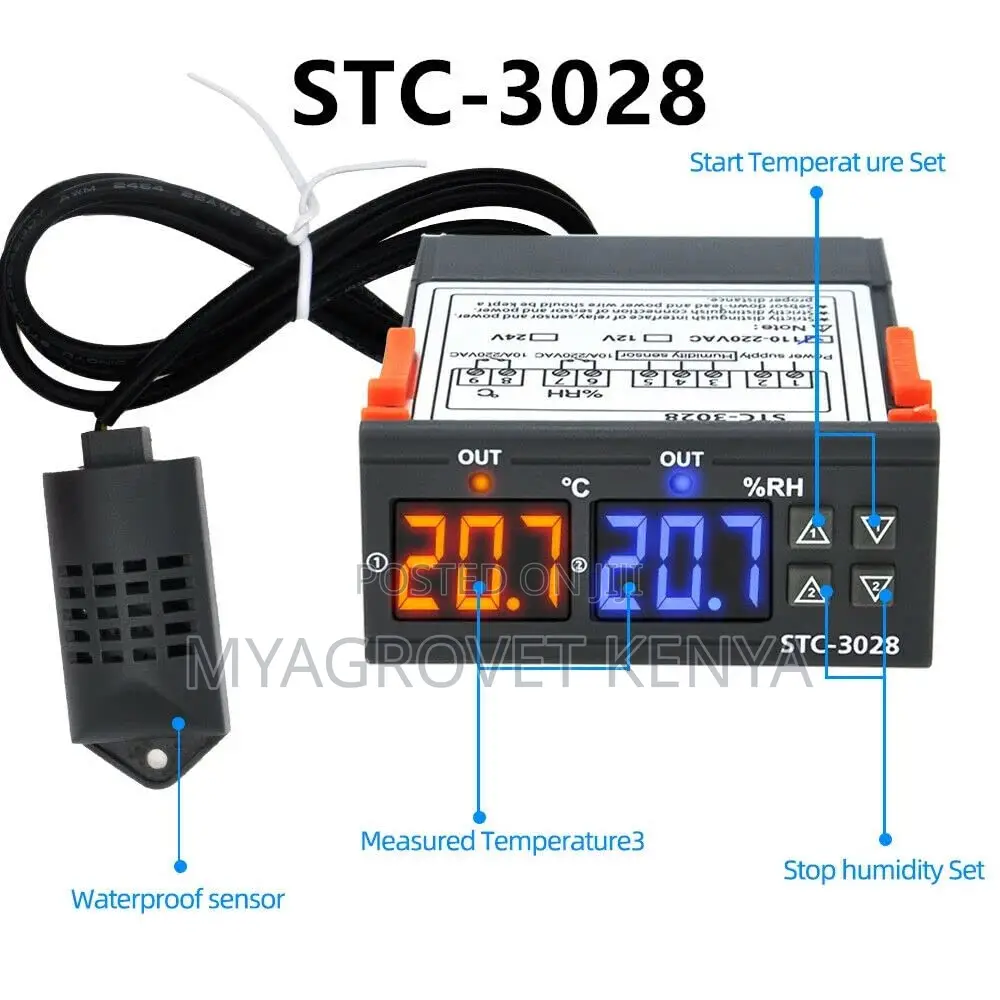 STC-3028 Thermostat Digital Temperature and Humidity Controller