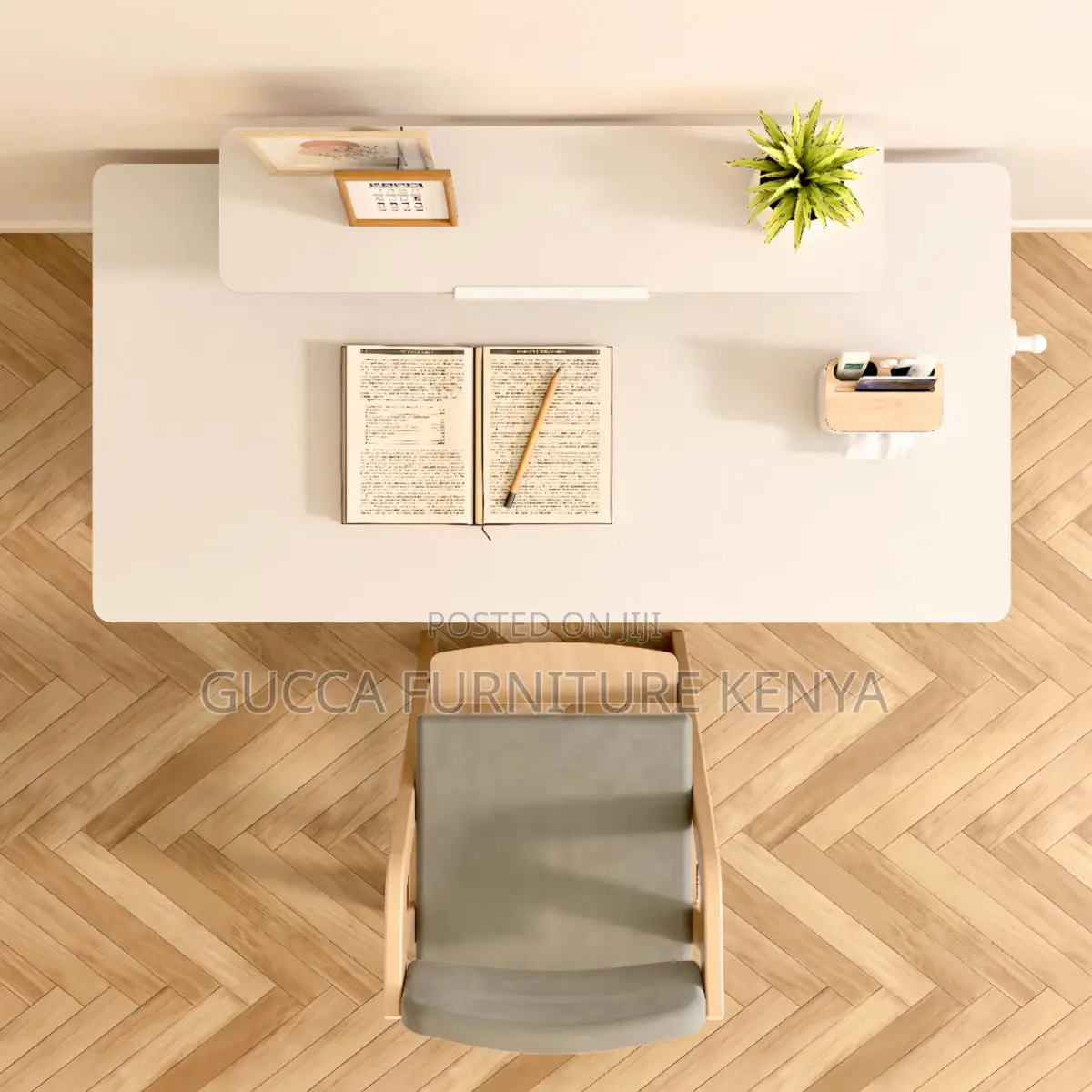 Manual Adjustable Office Lift Study Desk