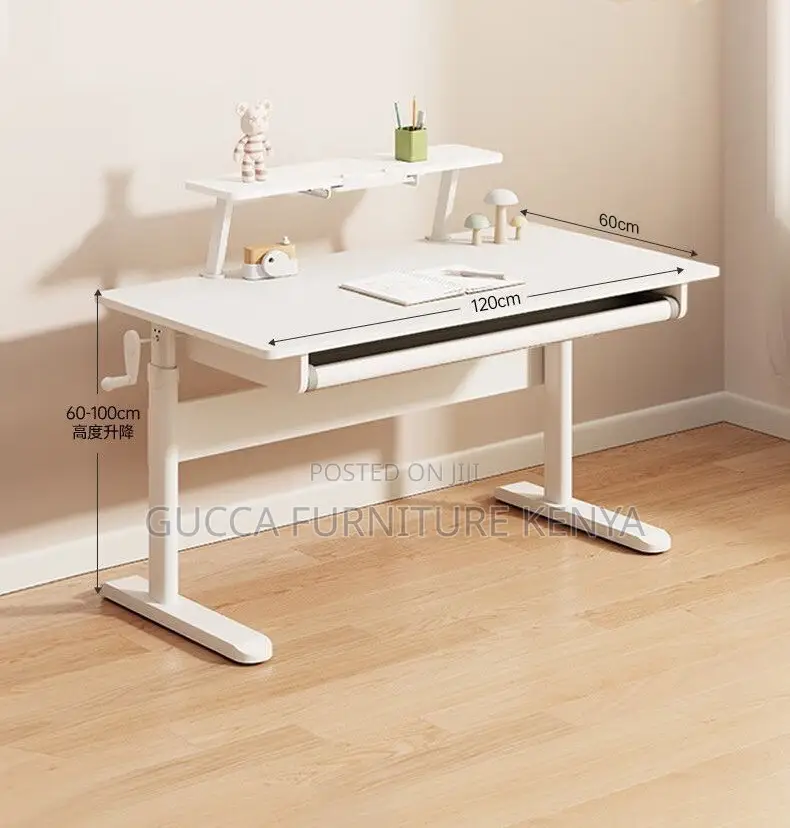 Manual Adjustable Office Lift Study Desk