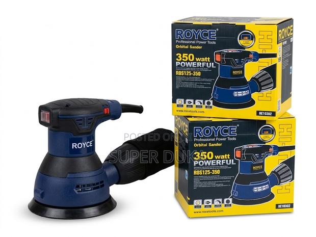 Royce 350w Orbital Sander - Variable Speed 125mm Random Orbit Polisher - main view