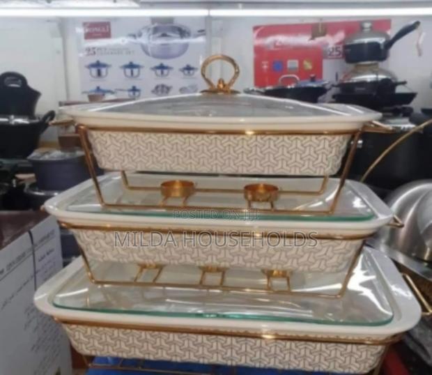 Ceramic Chaffing Dishes - main view
