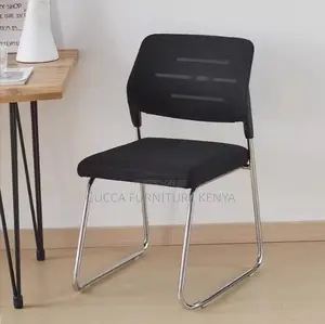 Light Weight Mesh Reception Guest Chair-Armrest