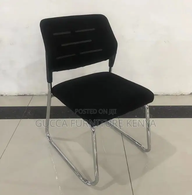 Light Weight Mesh Reception Guest Chair-Armrest