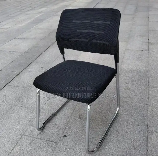 Light Weight Mesh Reception Guest Chair-Armrest