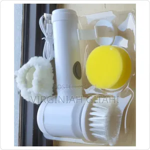 *Usb Rechargable Magic Brush With 3 Option (Brush, Sponge Polisher)