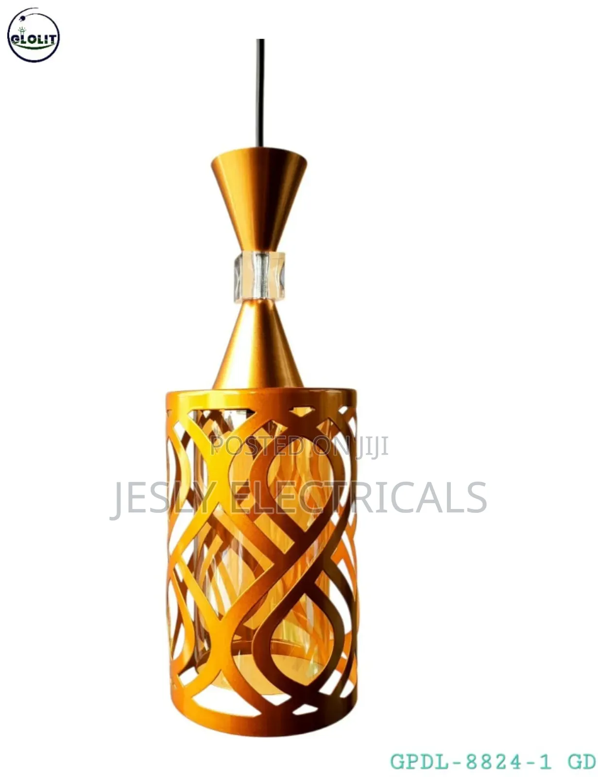 Geometric Metal Cage Pendant Light