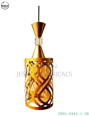 Geometric Metal Cage Pendant Light