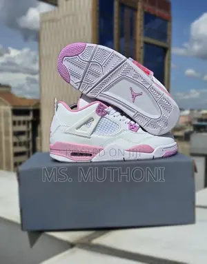 Nike Air Jordan 4 Retro Fuschia Sneakers Size 36-40