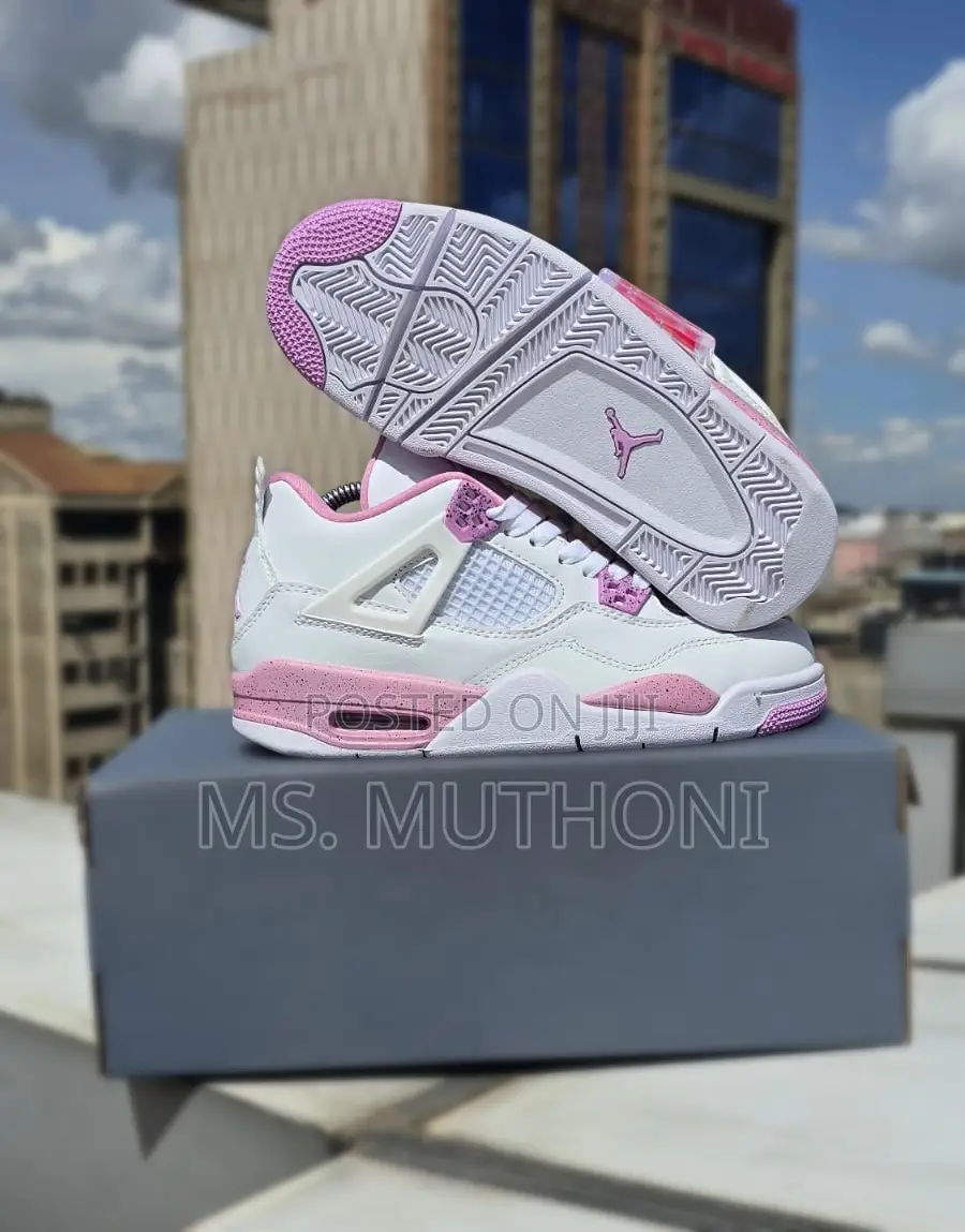 Nike Air Jordan 4 Retro Fuschia Sneakers Size 36-40