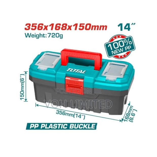 Total 14-Inch Plastic Tool Box