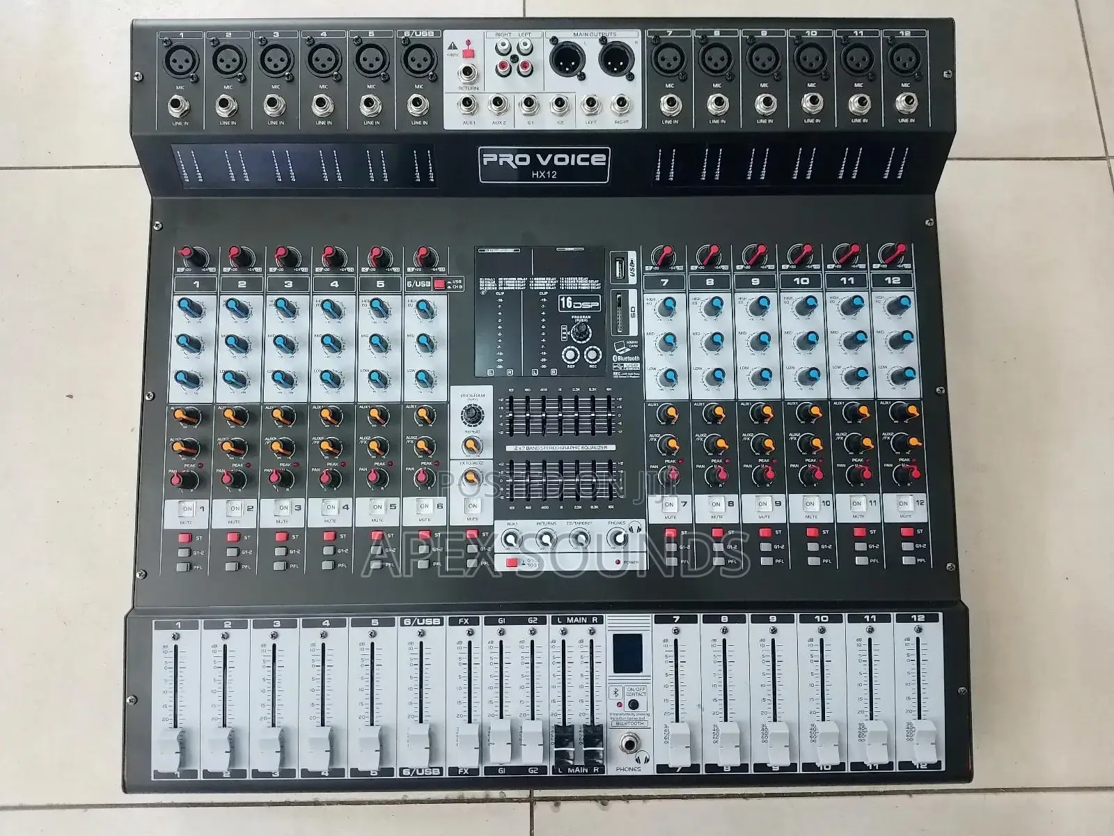 12channels Powered Mixer