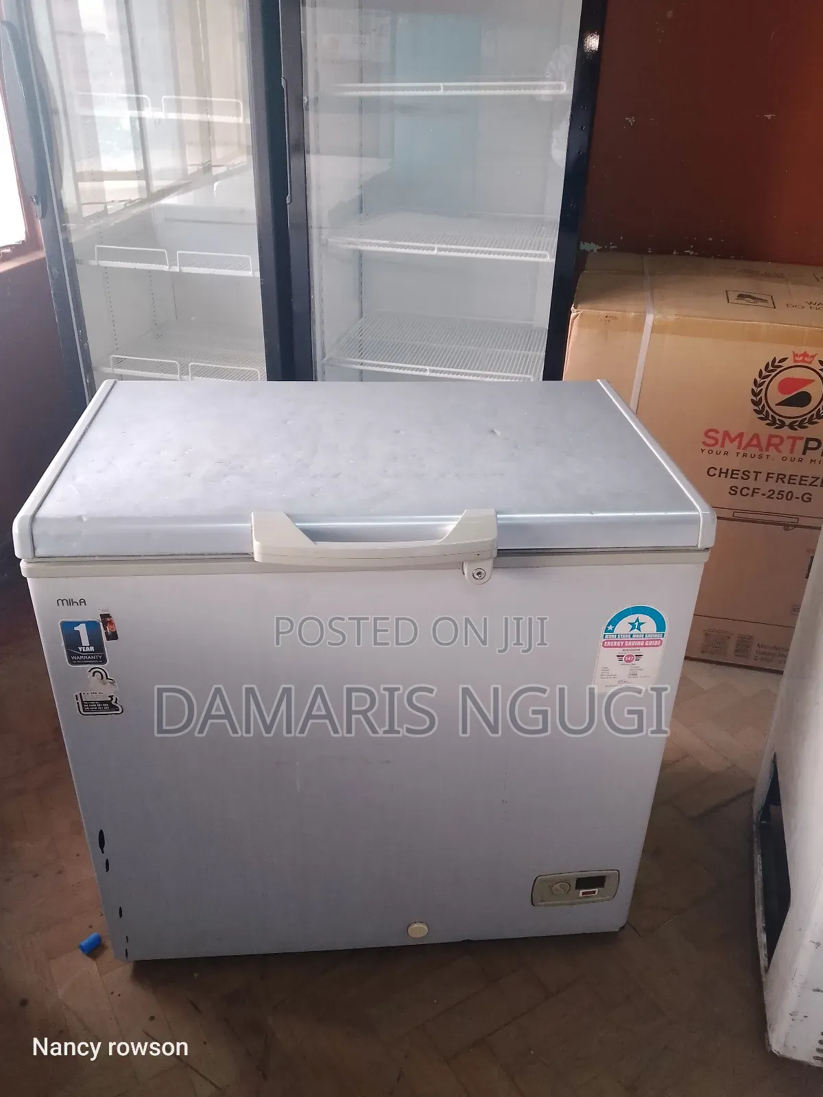 Gray Deep Freezer