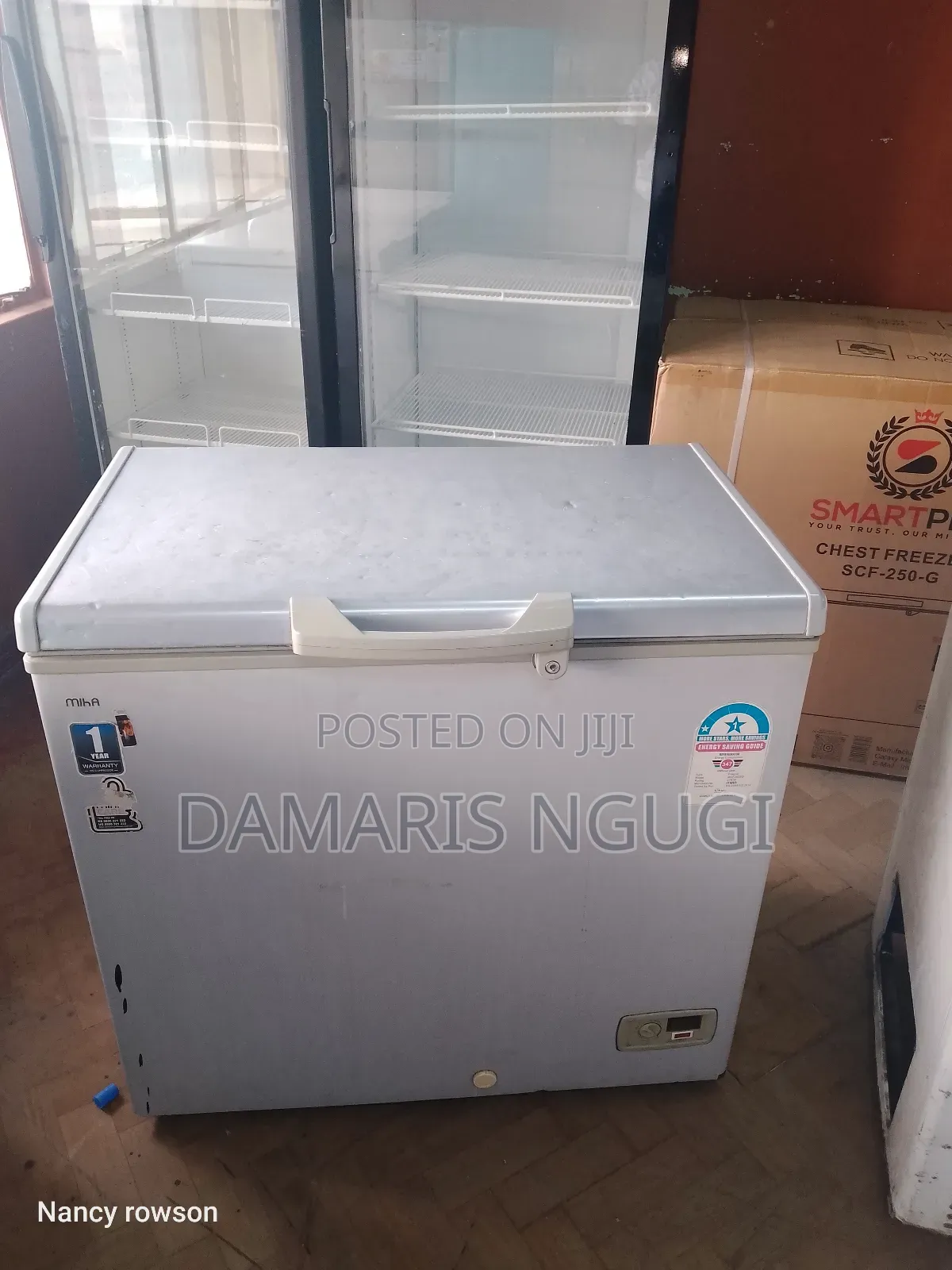 Gray Deep Freezer