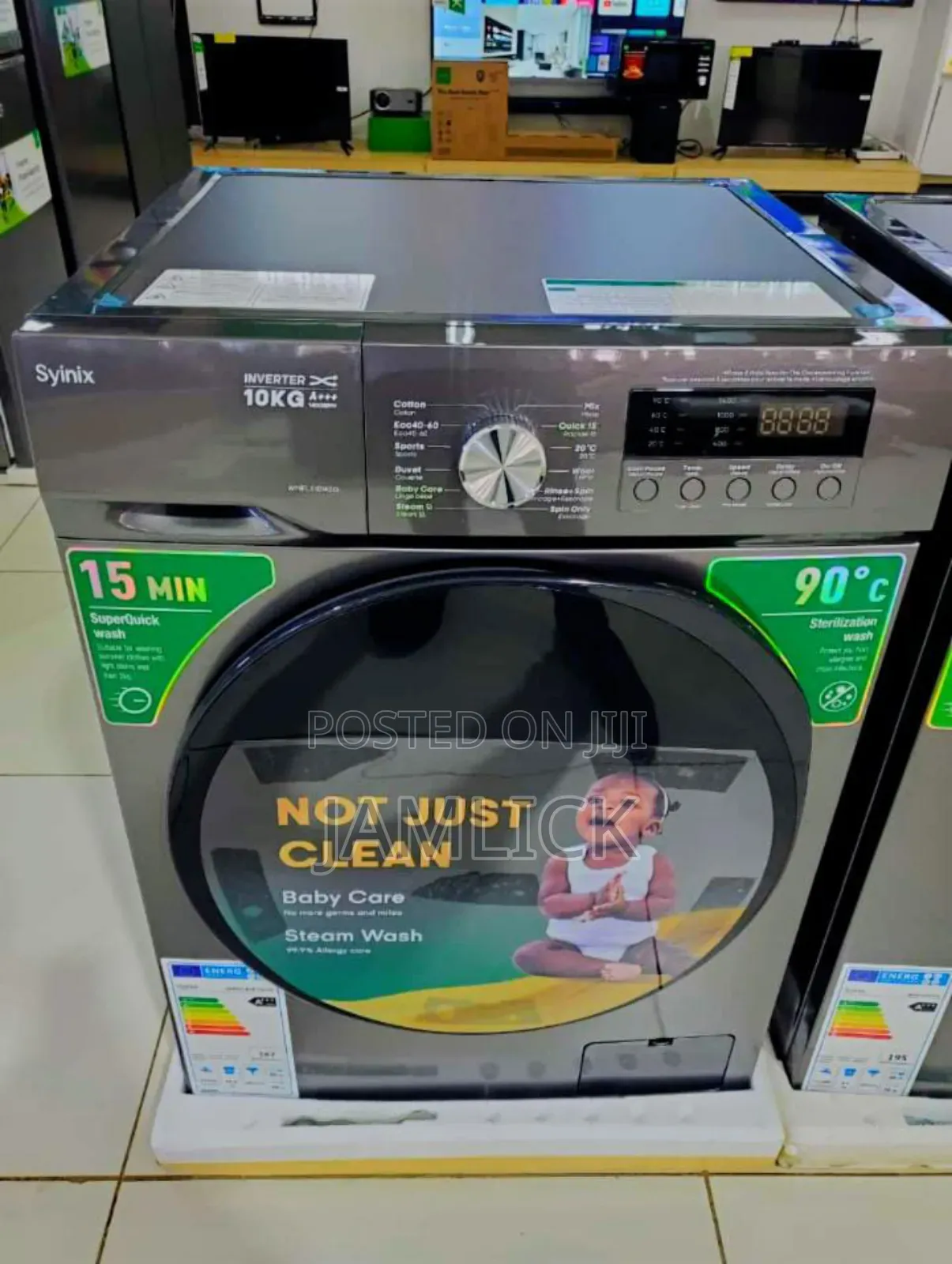 Synix 10kg Front Load Washing Machine –Jm
