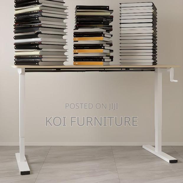 Office Desk; Adjustable 1.2m Top Sit Stand Working Electric Table - thumbnail 4