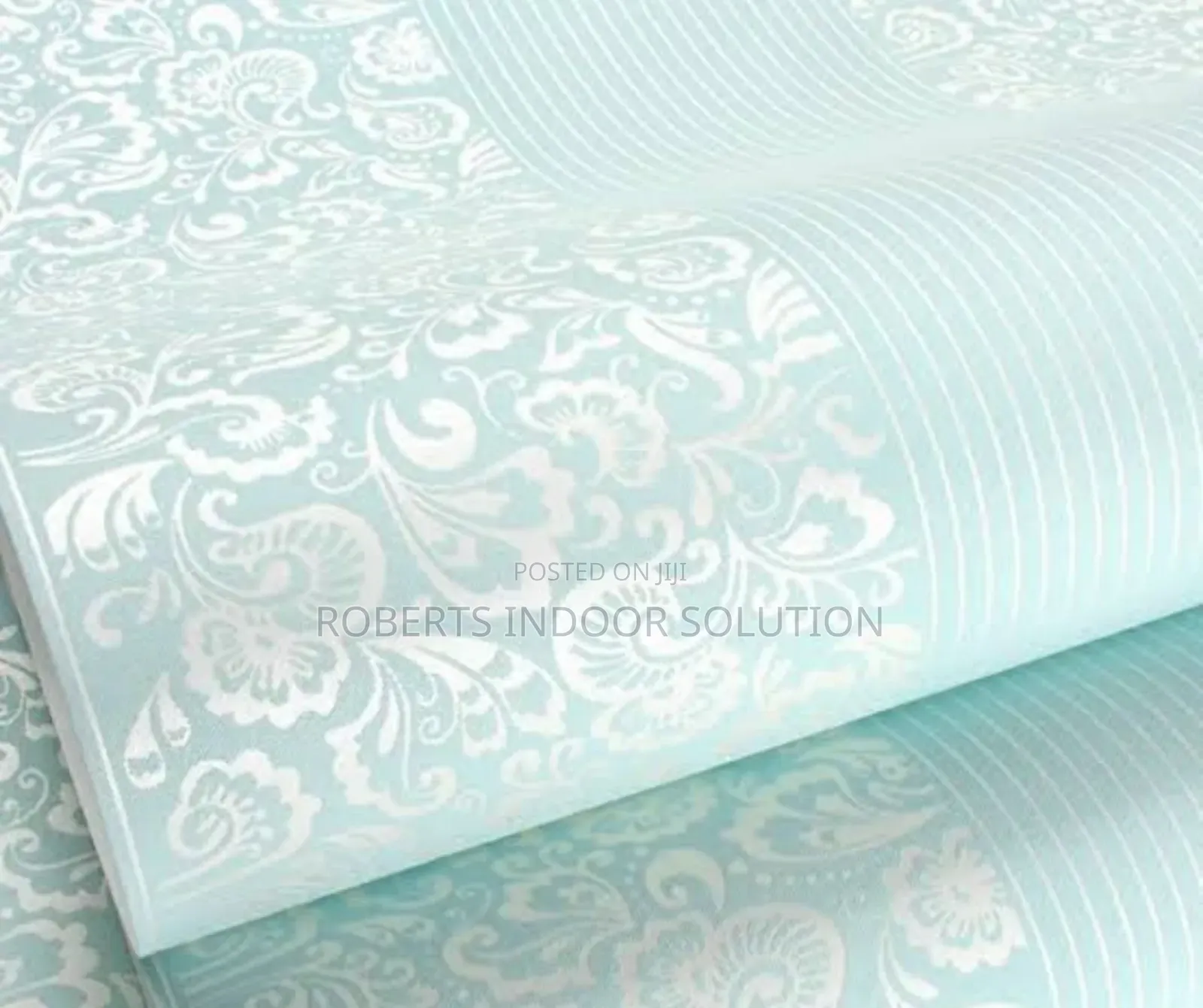 Modern Non-Woven Flocking Wallpaper