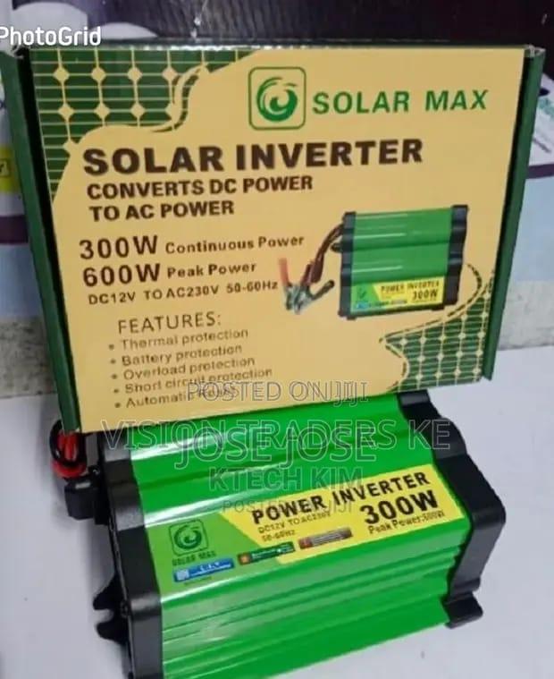 Solar 300w Max Power Inverter Pure Sine Wave Easy Install Secure - main view