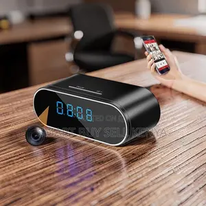 Easy to Hide 1080p Full Hd Mini Table Clock Wifi Spy Hidden Camera