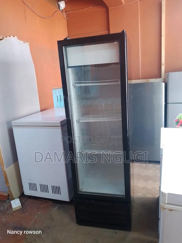 300litres Black Display Fridge - main view
