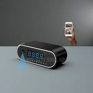 Smartphone Compatibility 1080p Hd Table Clock Wifi Spy Hidden Camera