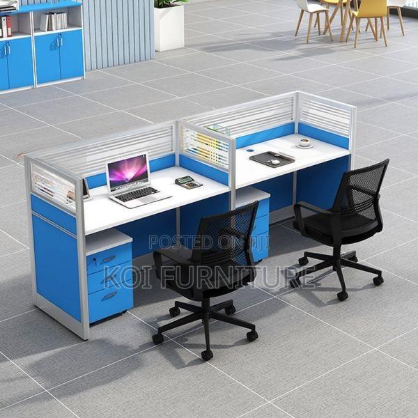 Office Workstations; Two Users Accomodation MDF Office Desk - thumbnail 6